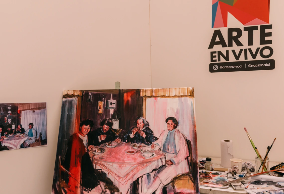 Espacio de la exposición Arte en Vivo