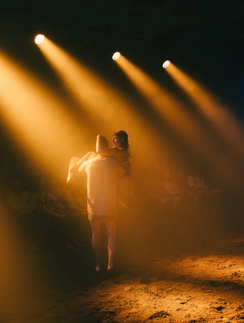 Detalle de la puesta en escena de Rito de Primavera